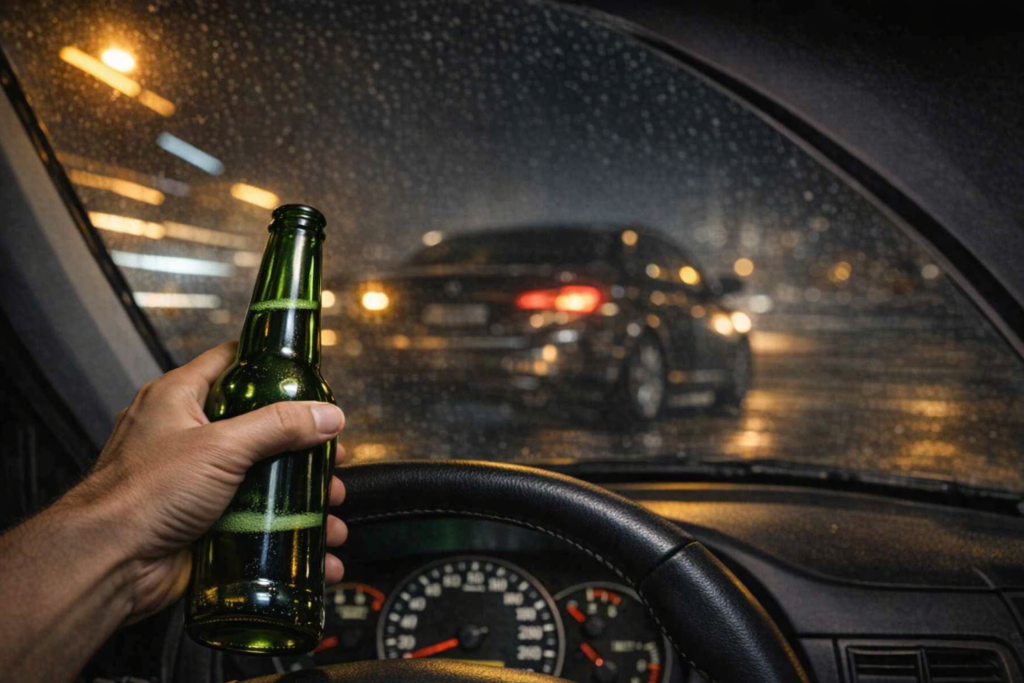 AI generated - Alcohol and drive